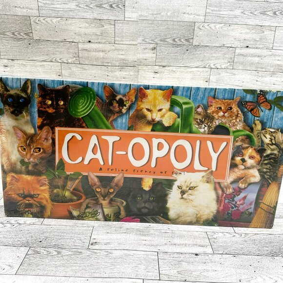 Brand NIB Sealed CAT-OPOLY Board Game A Feline Frenzy of Fun by Late for the Sky - Picture 1 of 12